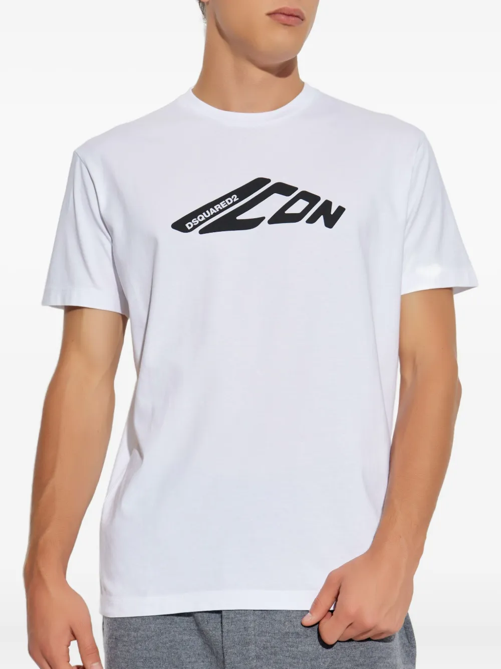 DSQUARED2 Icon logo T-shirt Wit
