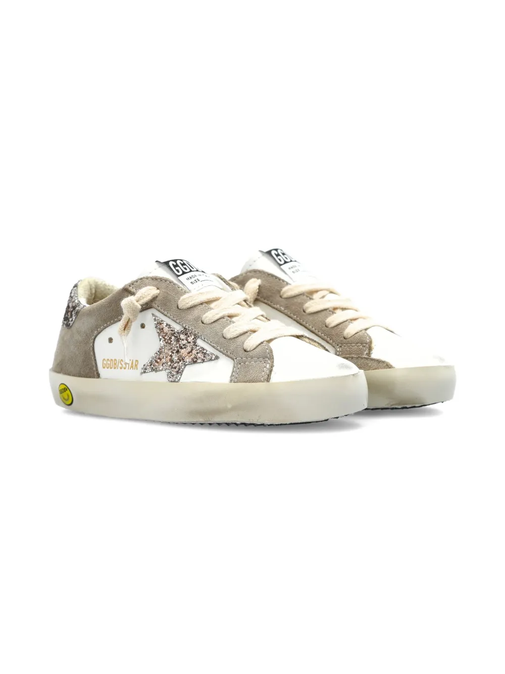 Golden Goose Kids Super-star embellished low-top sneakers White