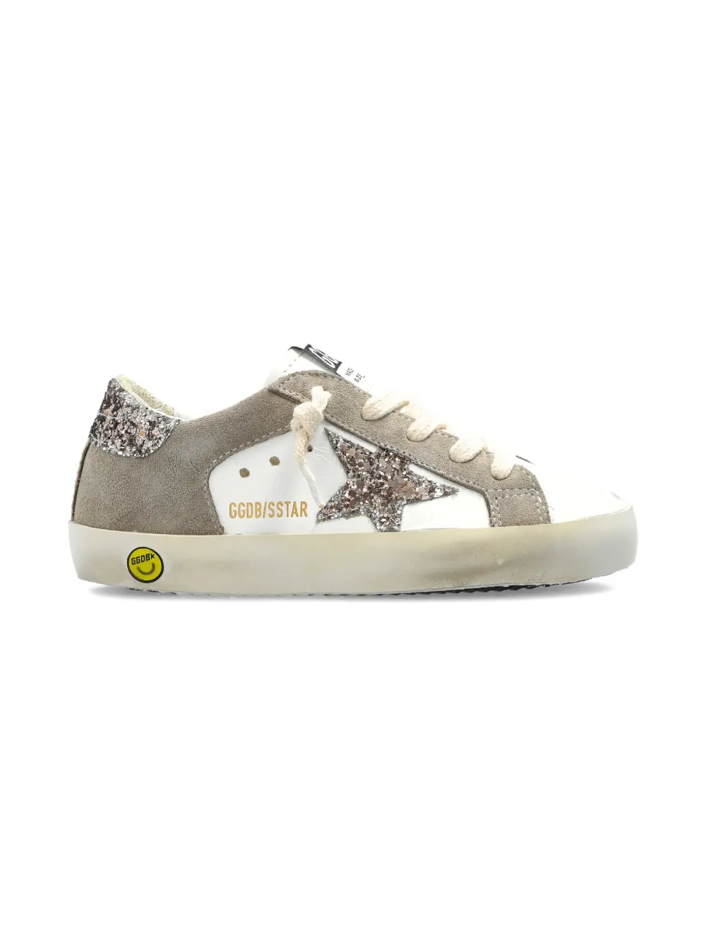 Golden Goose Kids Super-star embellished low-top sneakers White