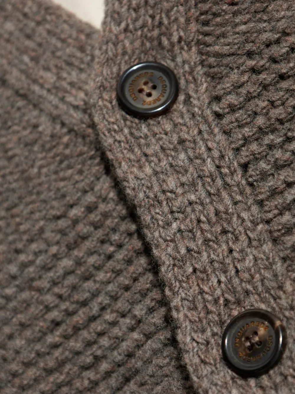 DSQUARED2 v-neck cardigan Bruin