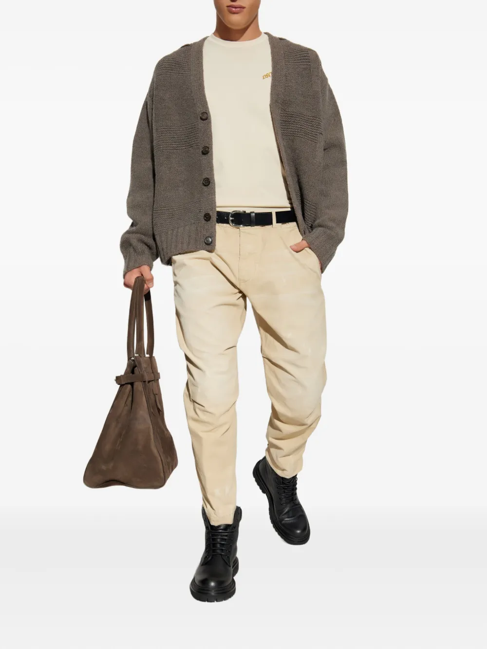 DSQUARED2 v-neck cardigan Bruin