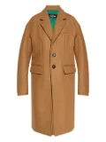 DSQUARED2 button-fastening wool-blend coat - Neutrals