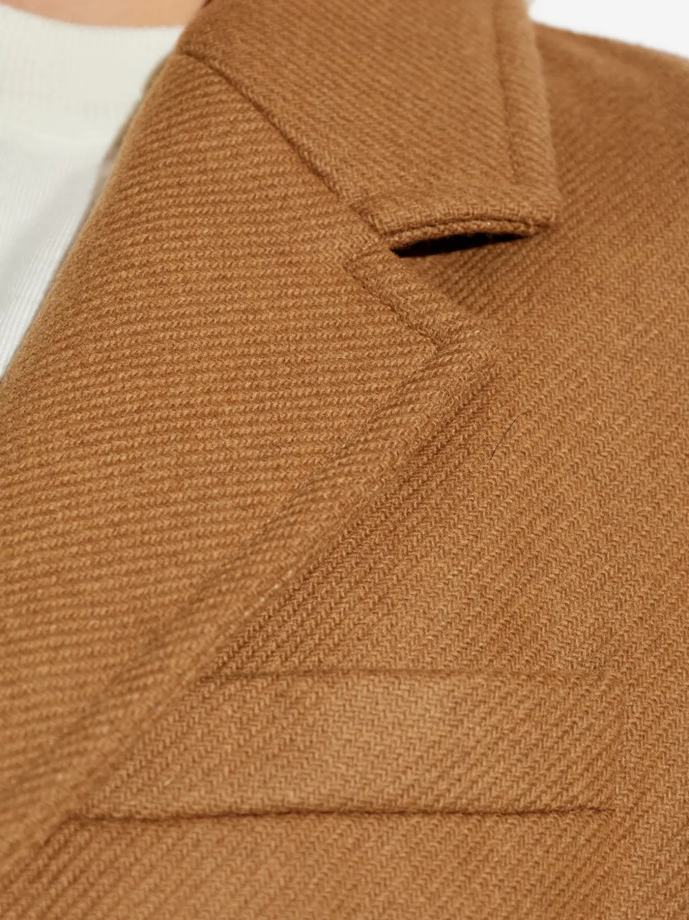DSQUARED2 button-fastening wool-blend coat Beige