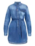 DSQUARED2 button-fastening denim mini dress - Blue