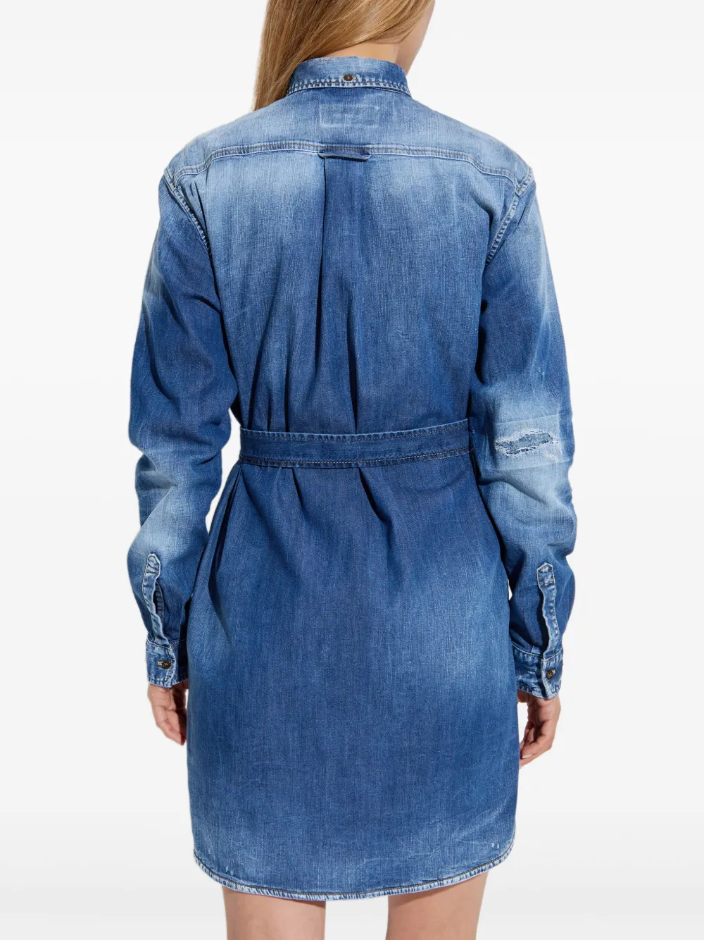 DSQUARED2 button-fastening denim mini dress Blauw