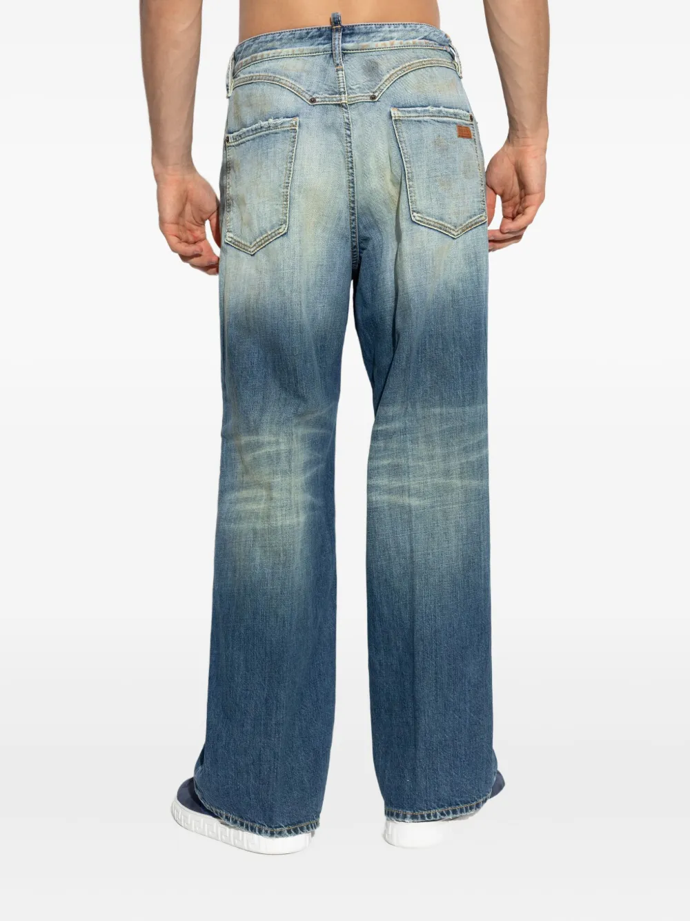 DSQUARED2 distressed-effect jeans Blauw