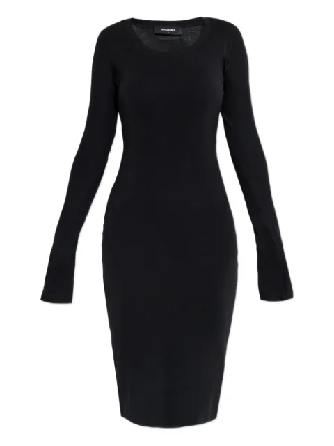 DSQUARED2 long-sleeve midi dress