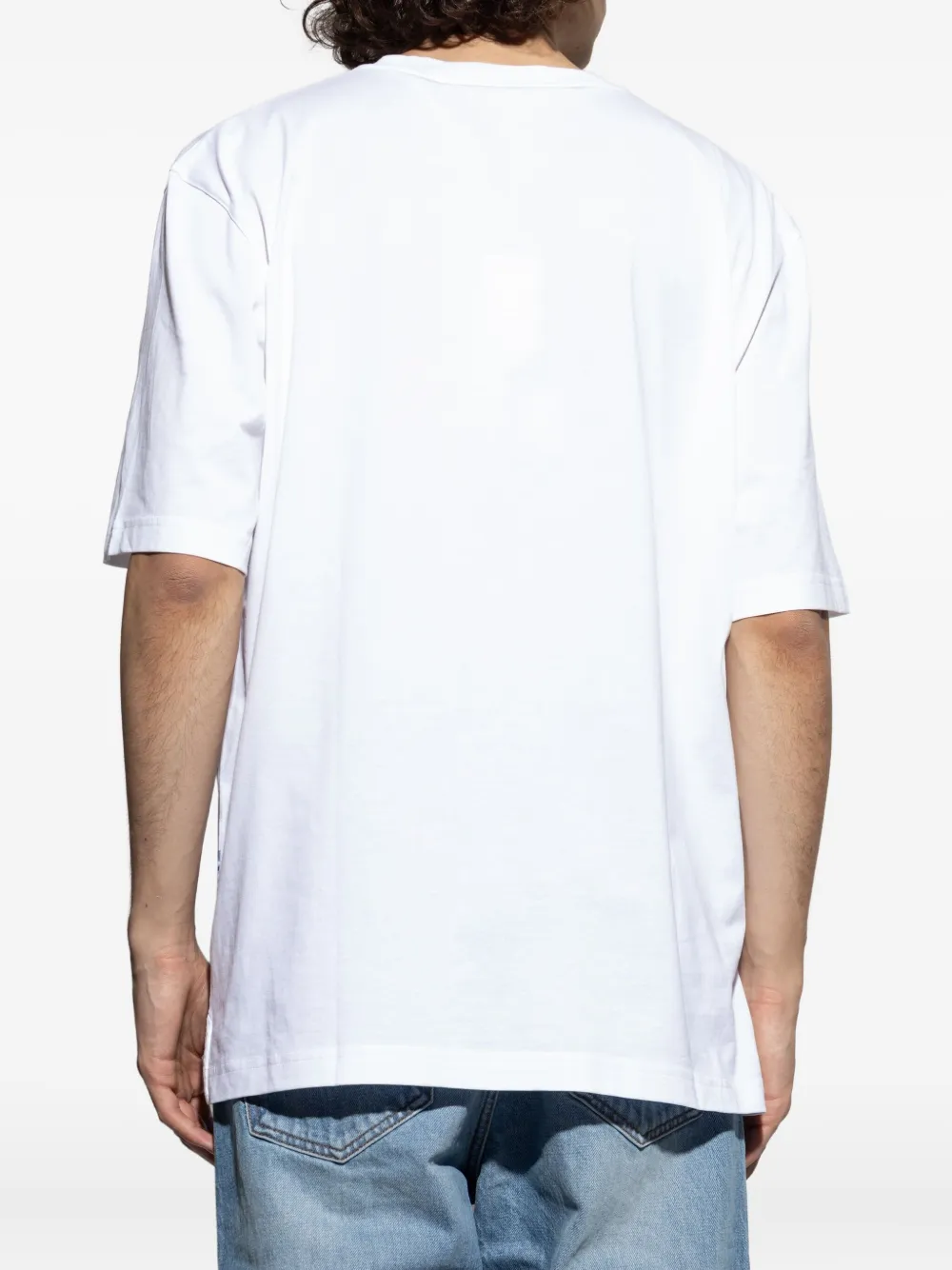 Marni patchwork print T-shirt Wit