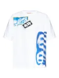 Marni patchwork print T-shirt - White