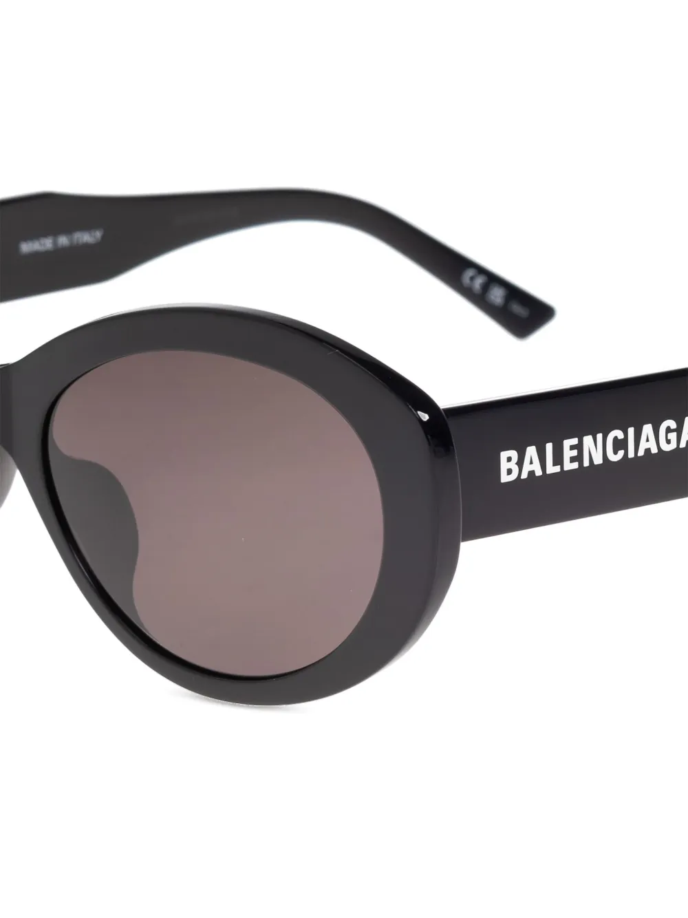 Balenciaga Eyewear oval-frame sunglasses Zwart