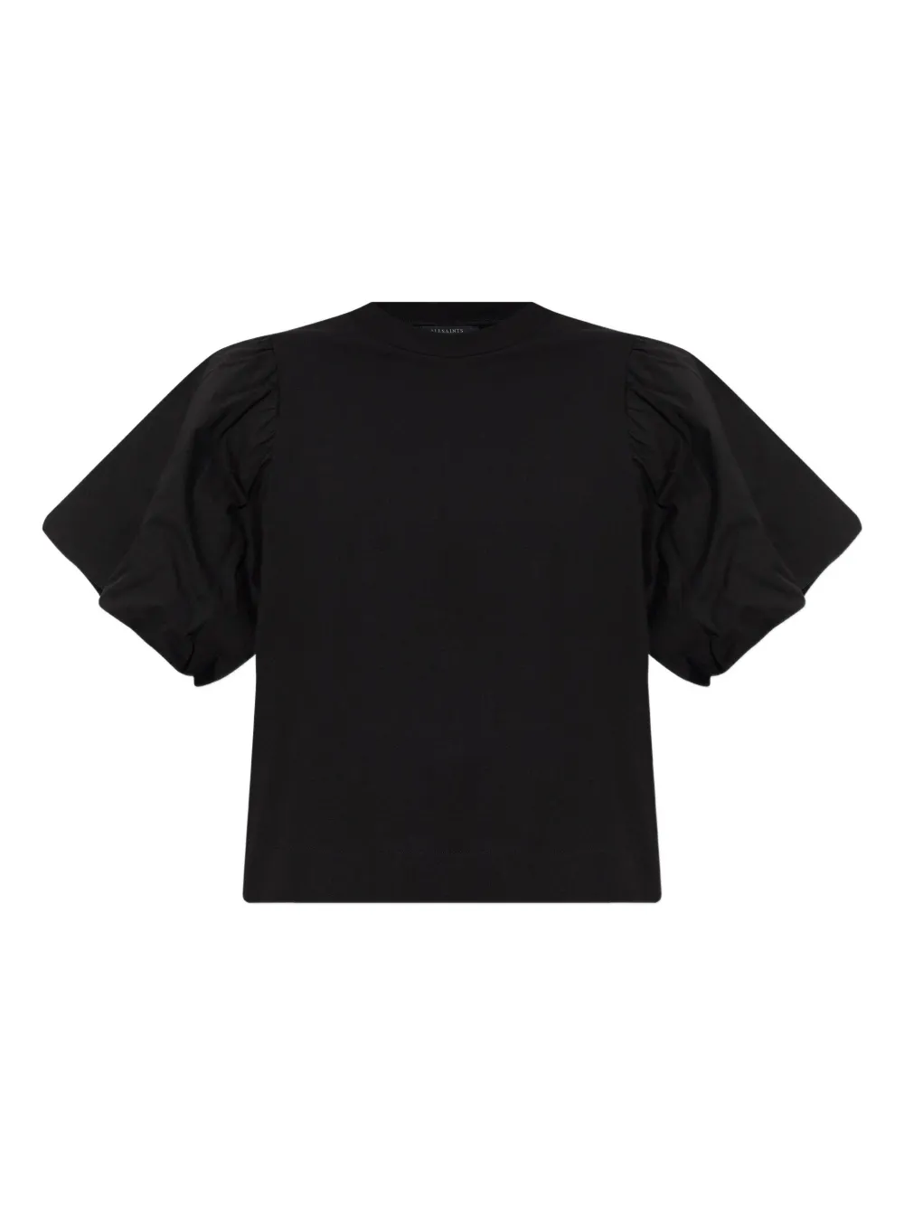 AllSaints puff-sleeve top Zwart