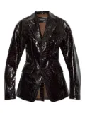 DSQUARED2 crocodile-embossed blazer - Brown