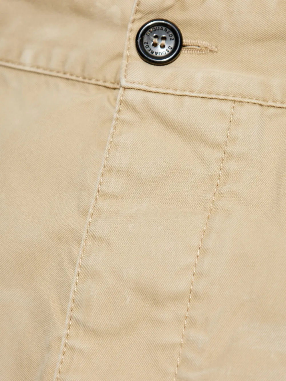 DSQUARED2 cotton trousers Beige