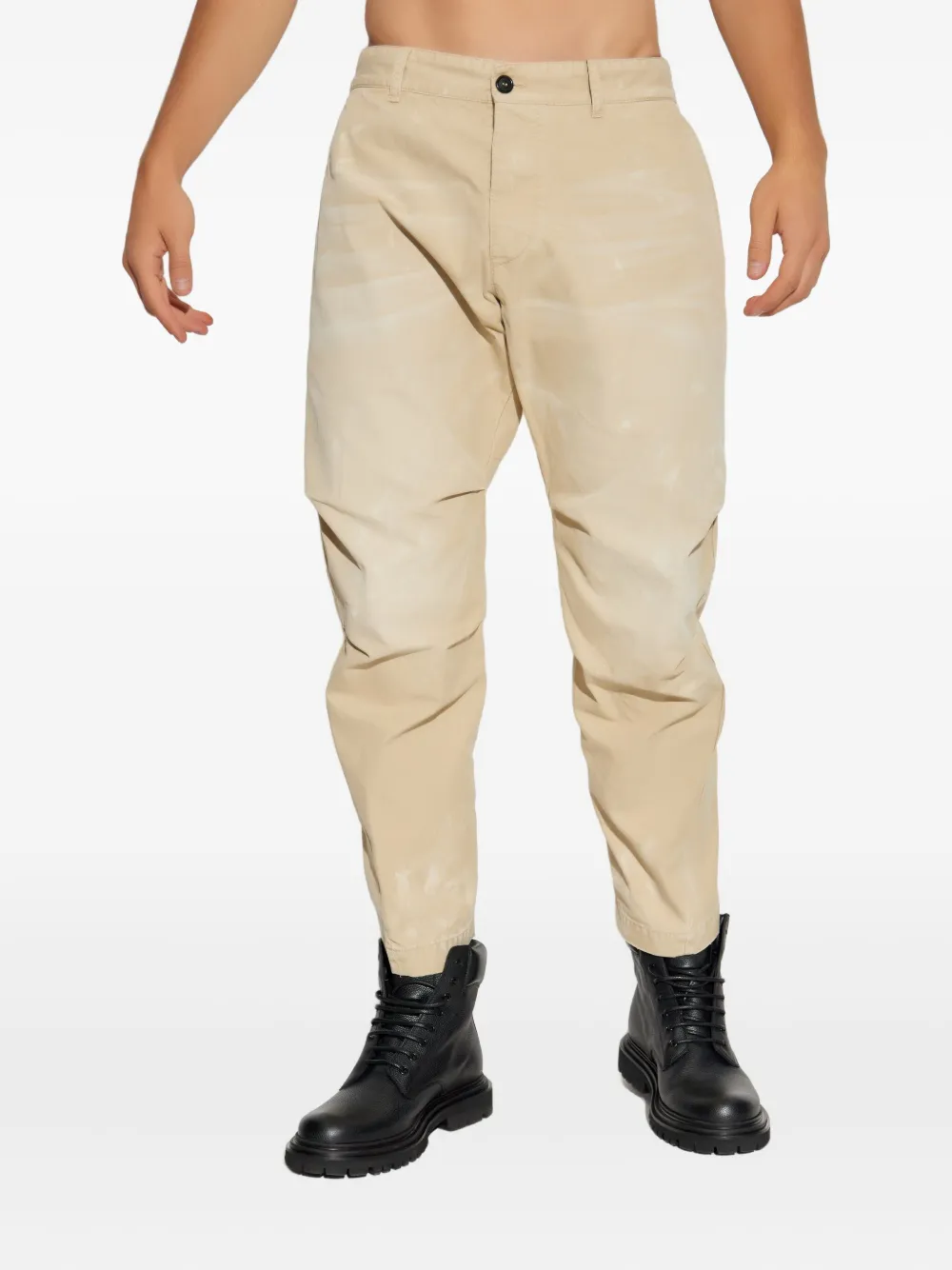 DSQUARED2 cotton trousers Beige