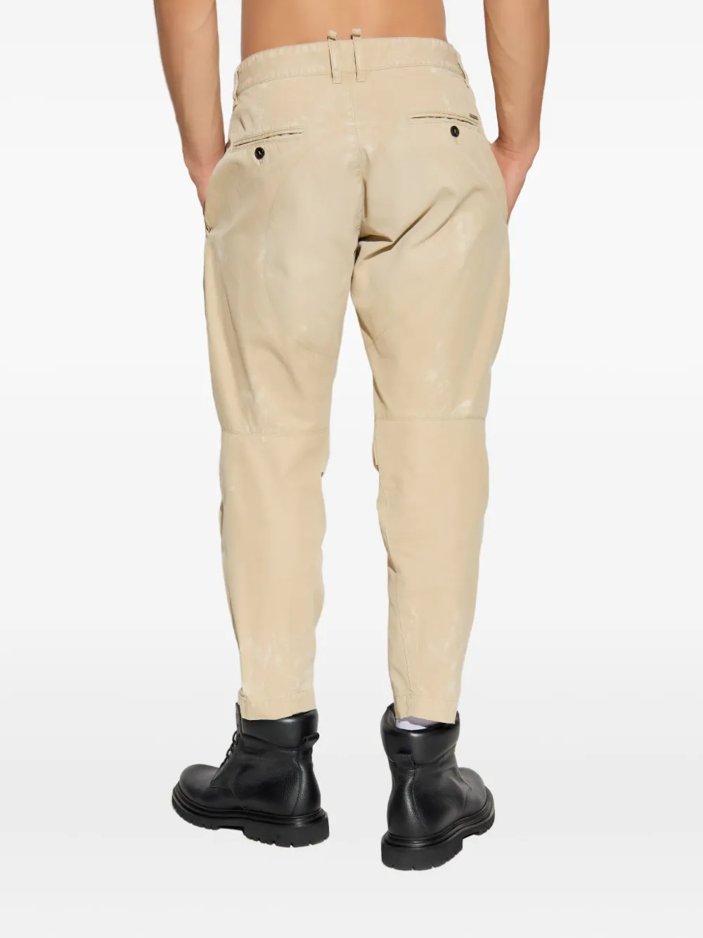 DSQUARED2 cotton trousers Beige
