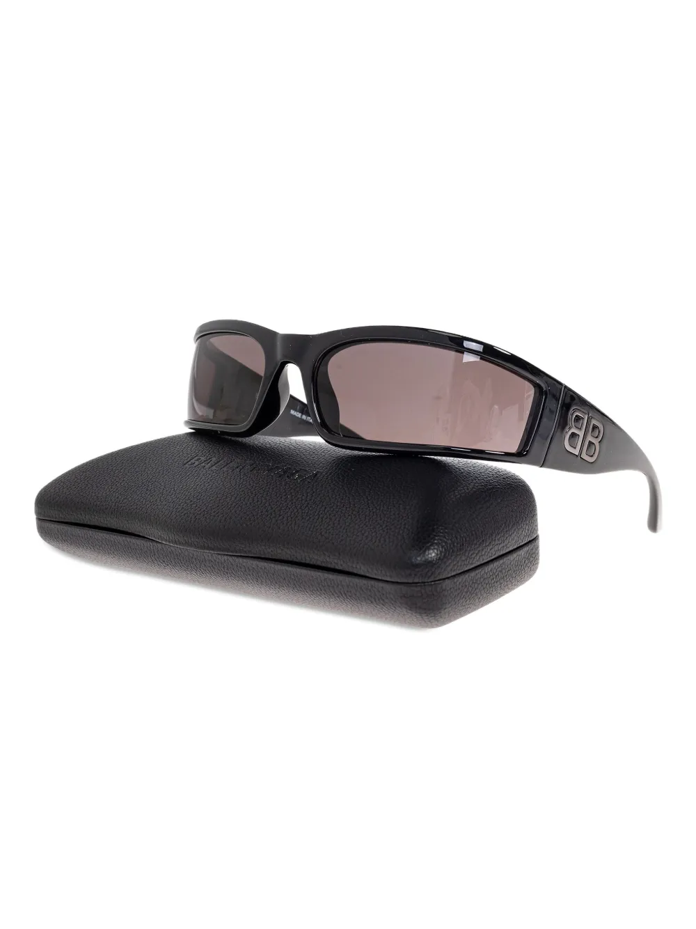 Balenciaga Eyewear rectangular-frame sunglasses - Zwart