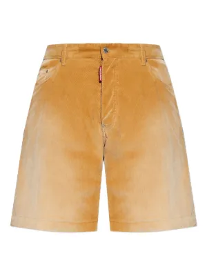 DSQUARED2 ディースクエアード ショートパンツ イエローペイント 50 中古・古着通販】DSQUARED2 (ディースクエアード) ショート
