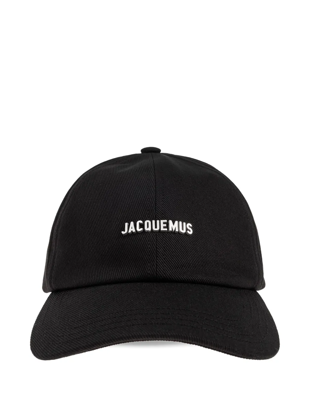 Jacquemus The Gadjo logo-plaque baseball cap hat Zwart
