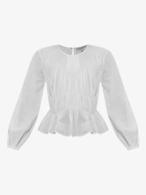 AllSaints top con panel fruncido