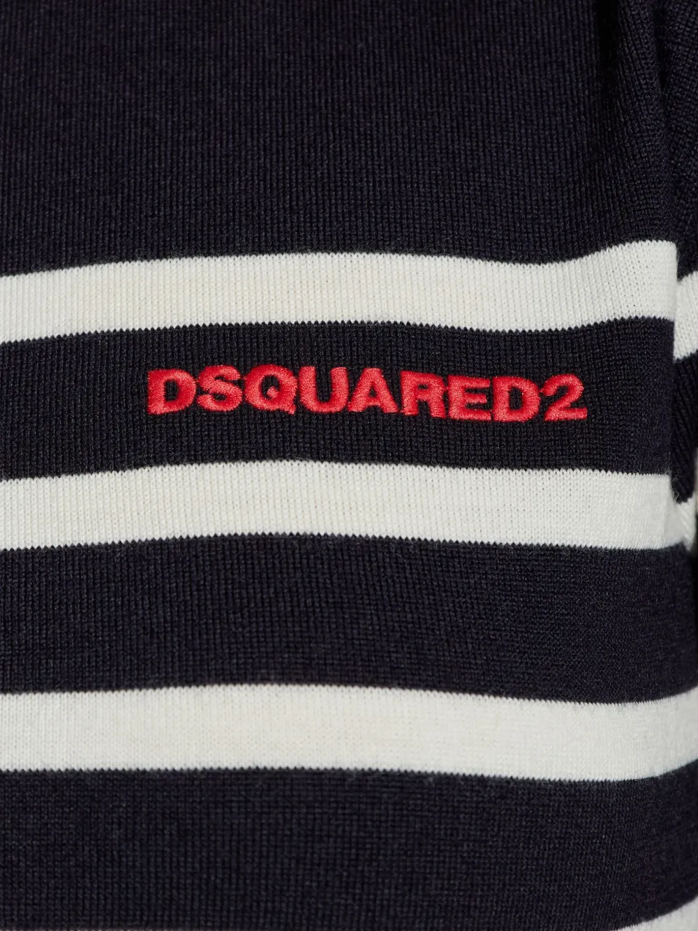 DSQUARED2 embroidered-logo T-shirt Zwart