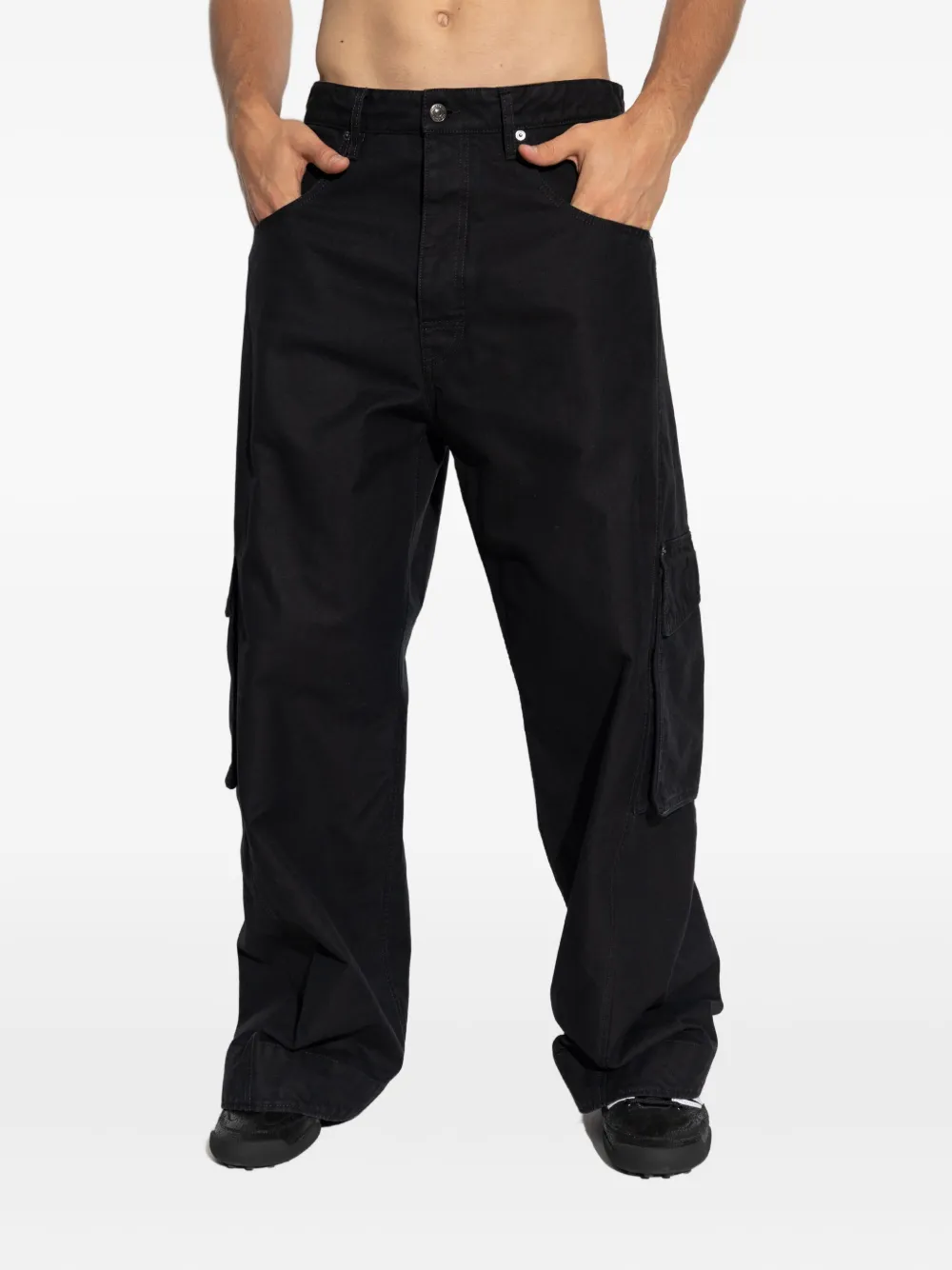 DSQUARED2 cotton cargo pants Zwart