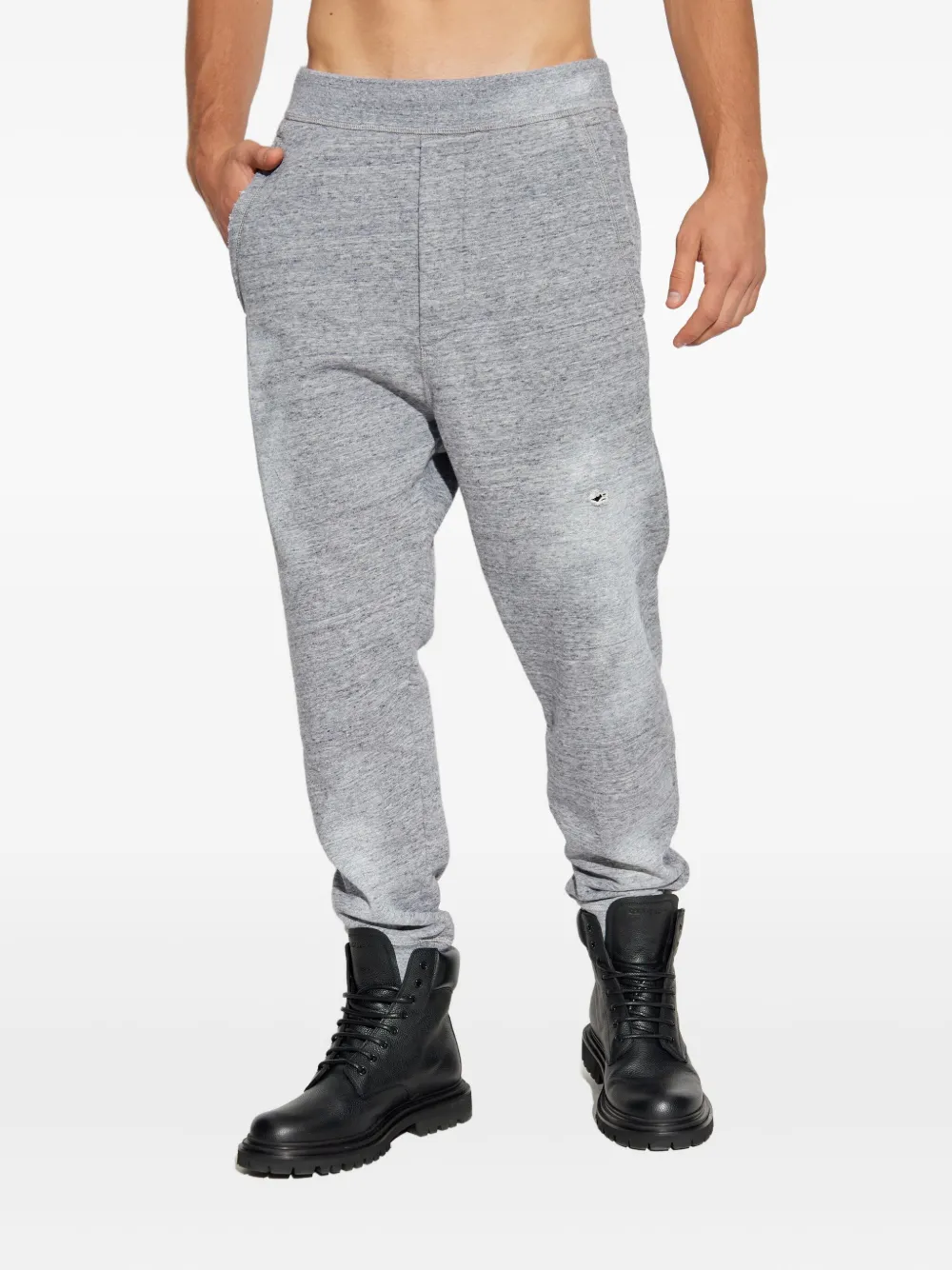 DSQUARED2 Trainingsbroek met gerafeld detail Grijs