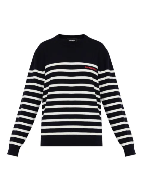 DSQUARED2 randig tröja