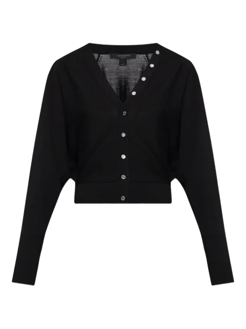 AllSaints snap button-detailed cardigan