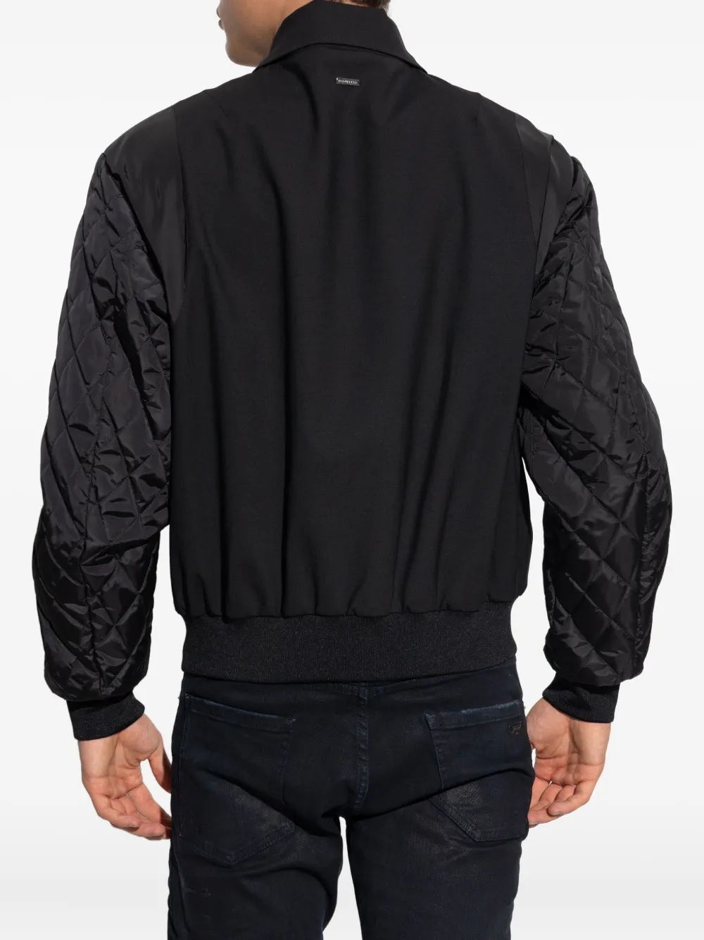 DSQUARED2 Bomberjack met gewatteerde mouwen Zwart