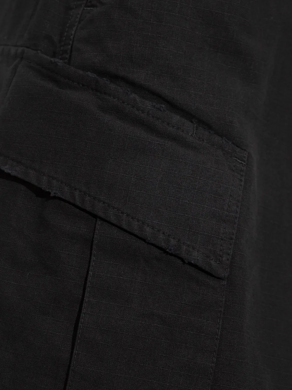 Balenciaga Midi-rok met cargo zak Zwart