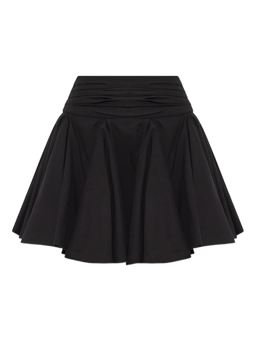 AllSaints pleated mini skirt Zwart