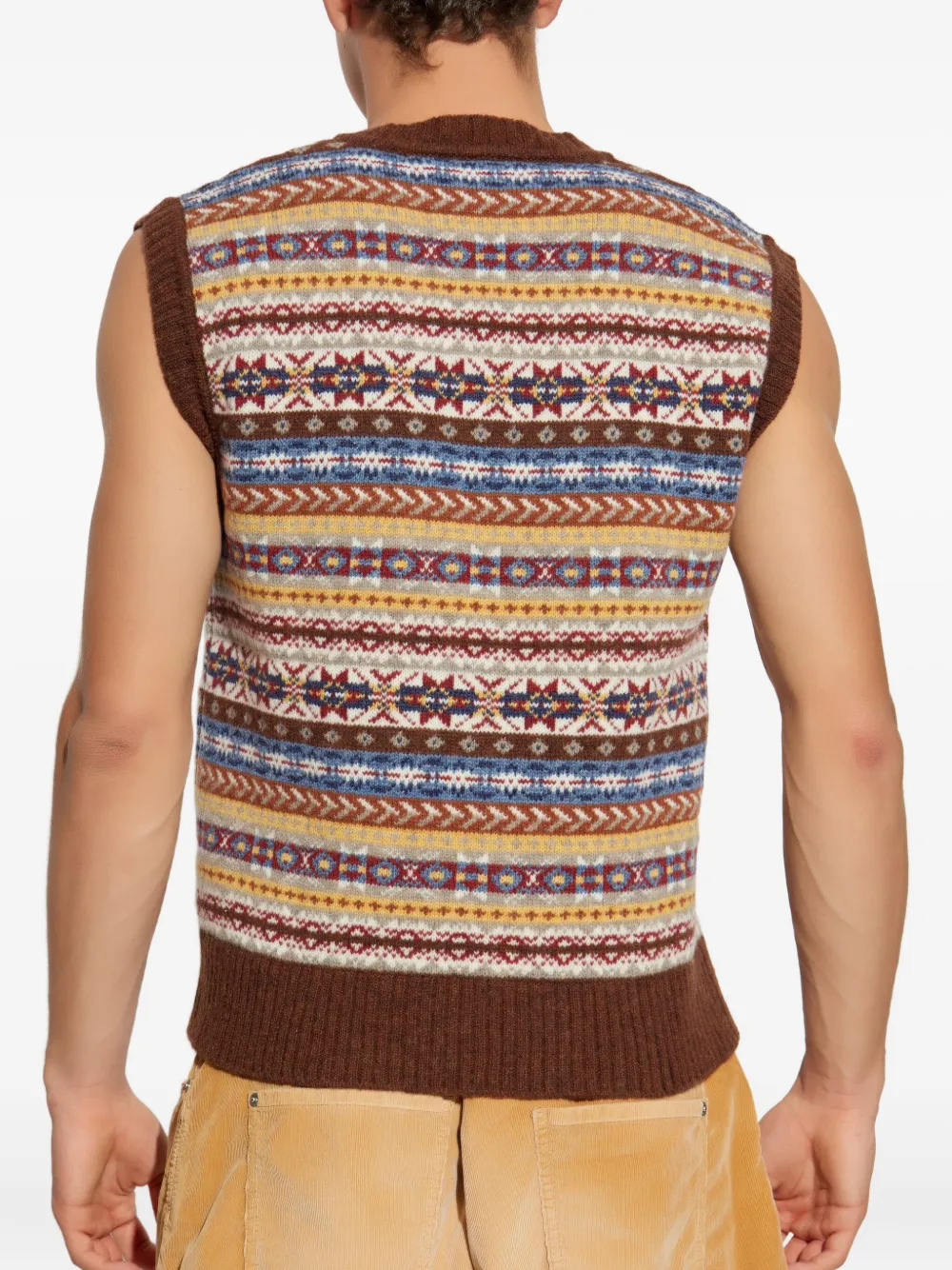 Dsquared2 Sleeveless Sweater In Multi
