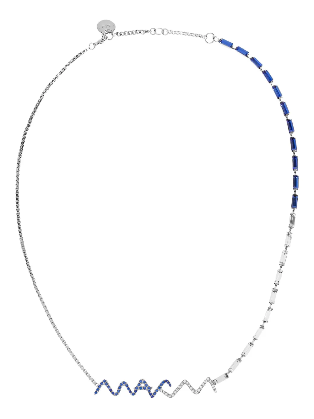 Marni sapphire-wave necklace - Argento