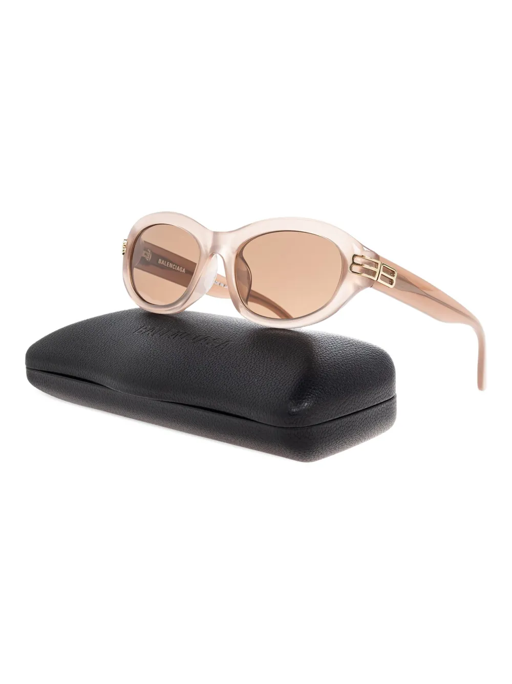 Balenciaga Eyewear oval-frame sunglasses - Roze