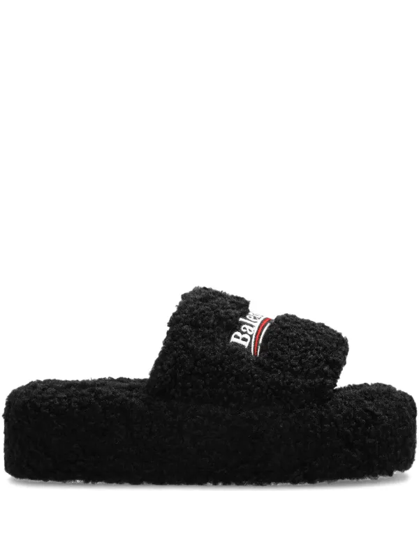 Balenciaga ロゴ プラットフォームサンダル | FARFETCH JP Balenciaga ロゴ プラットフォームサンダル | FARFETCH JP