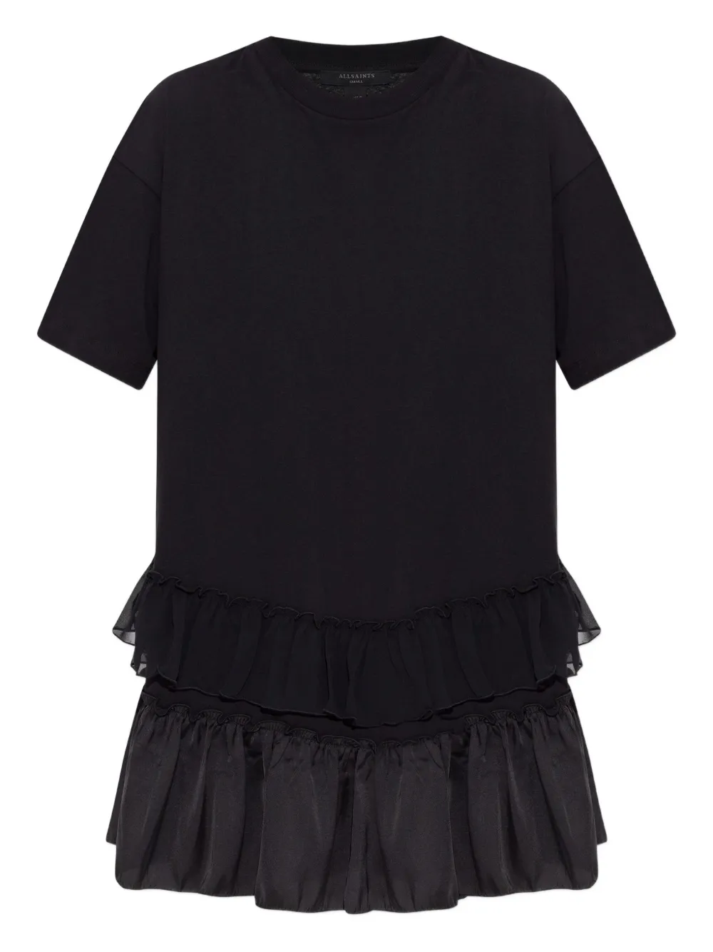 layered ruffle dress