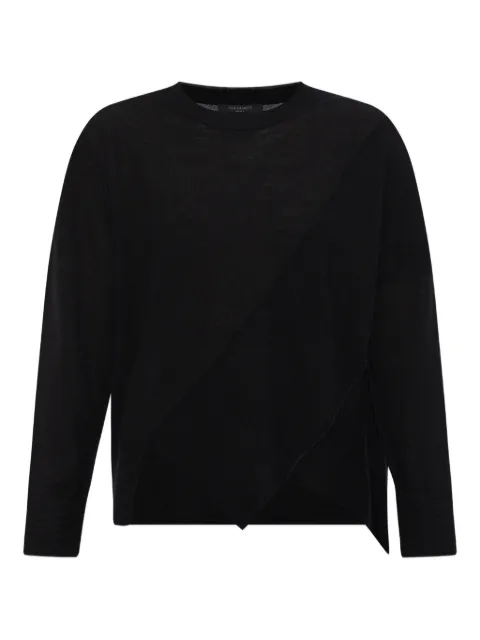 AllSaints asymmetric wool sweater