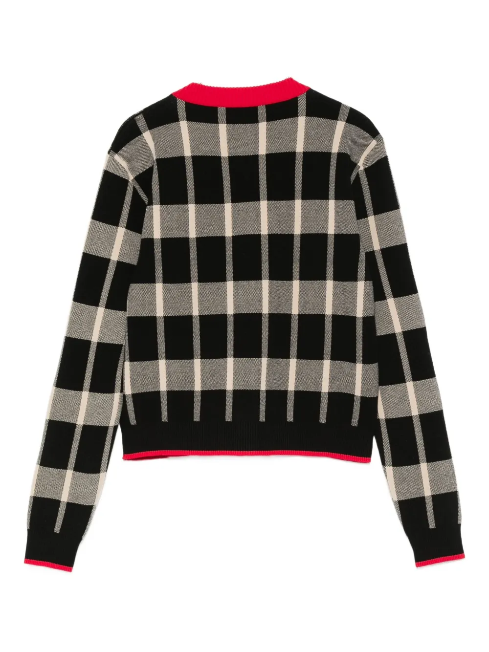 MSGM Geruit vest Zwart