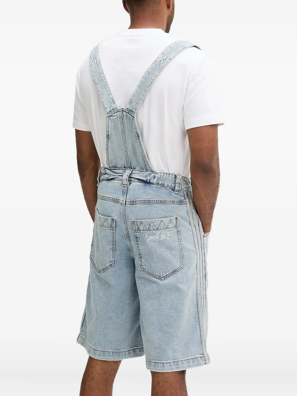 adidas x Jeremy Scott denim tuinbroek Blauw