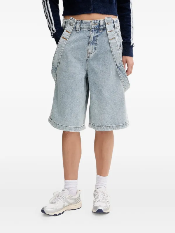 Adidas x Jeremy Scott デニムオーバーオール | ブルー | FARFETCH JP