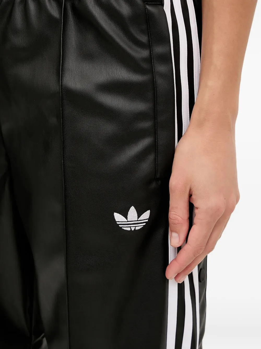 Adidas Originals X Jeremy Scott Stripe-detail Track Pants In Black