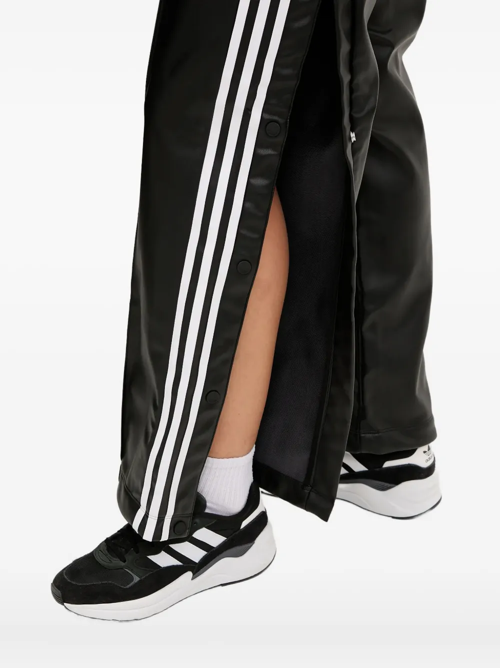 Adidas Originals X Jeremy Scott Stripe-detail Track Pants In Black
