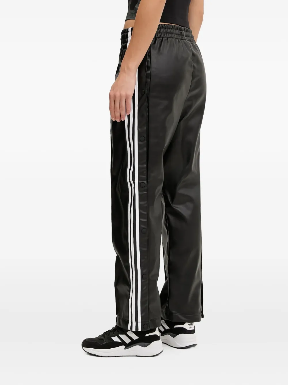 Adidas Originals X Jeremy Scott Stripe-detail Track Pants In Black