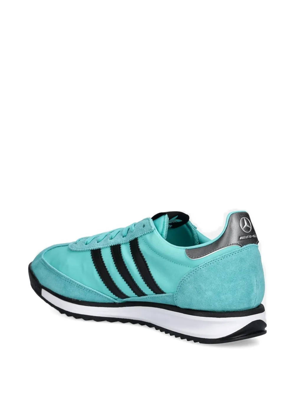 adidas x Mercedes SL 72 RS three-stripe suede sneakers Blue