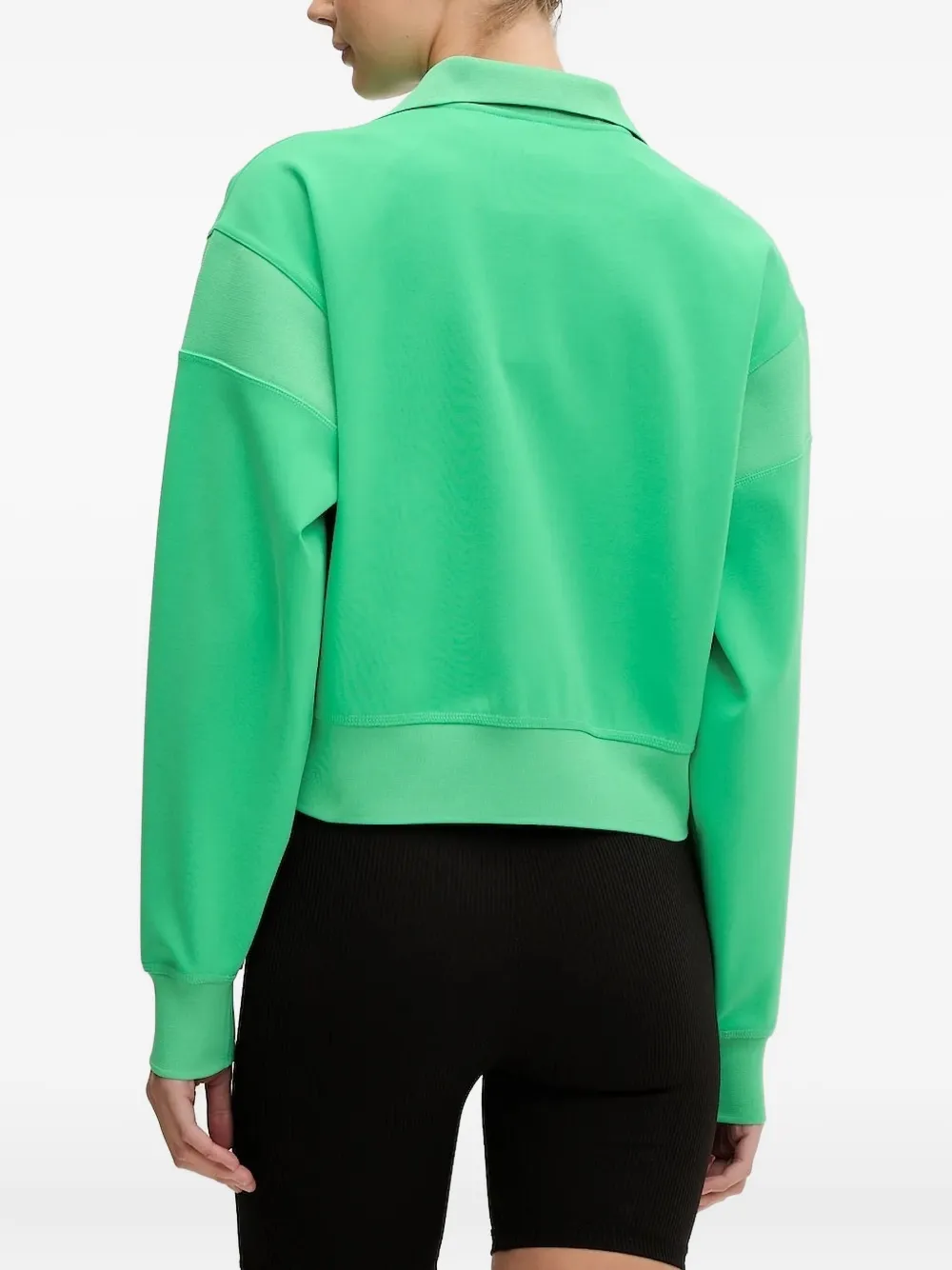 Adidas By Stella Mccartney Zip-up Sweatshirt In Green