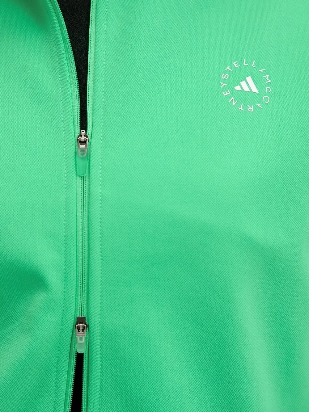 Adidas By Stella Mccartney Zip-up Sweatshirt In Green
