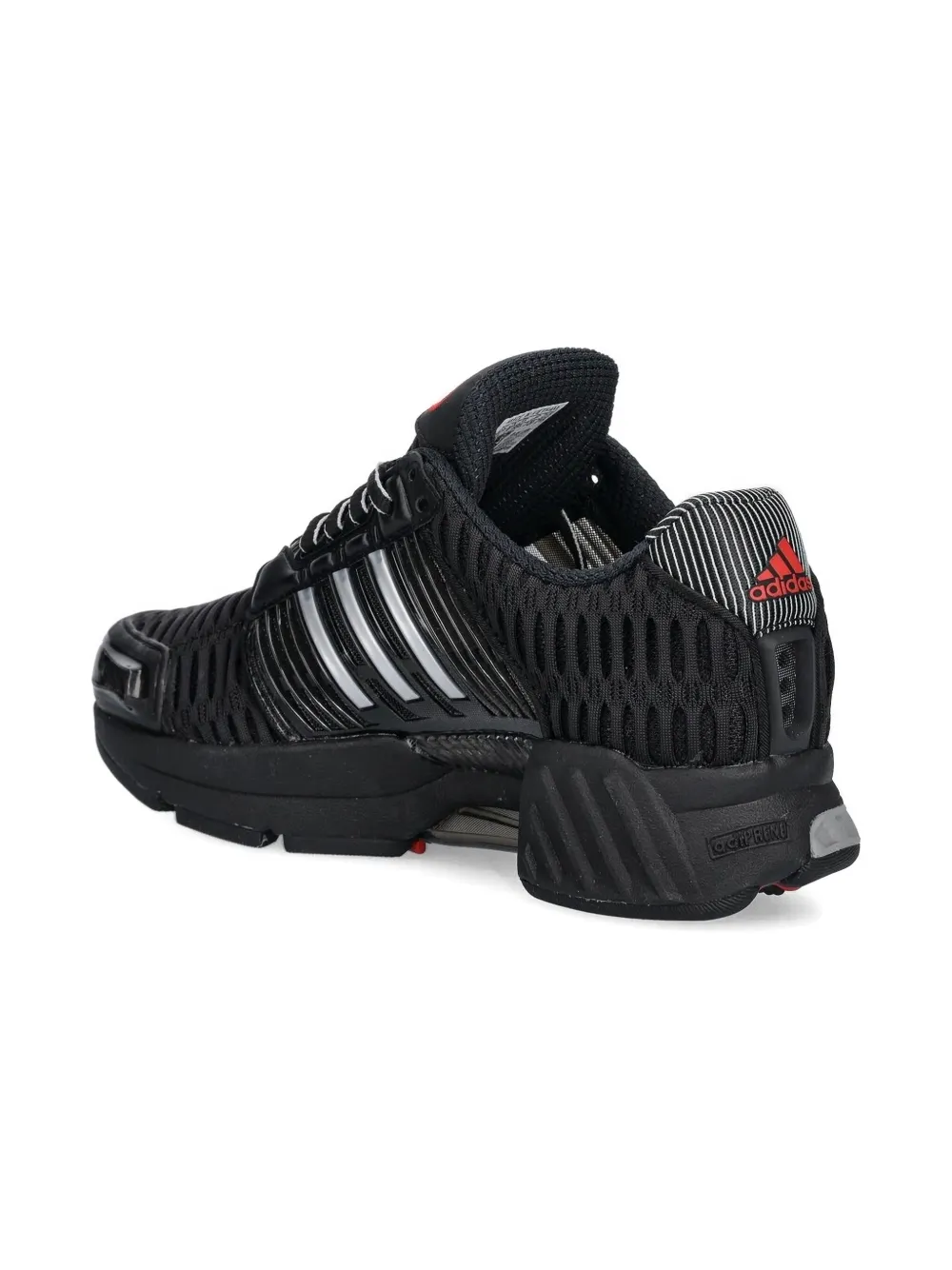 adidas Kids ribbed low-top sneakers Black