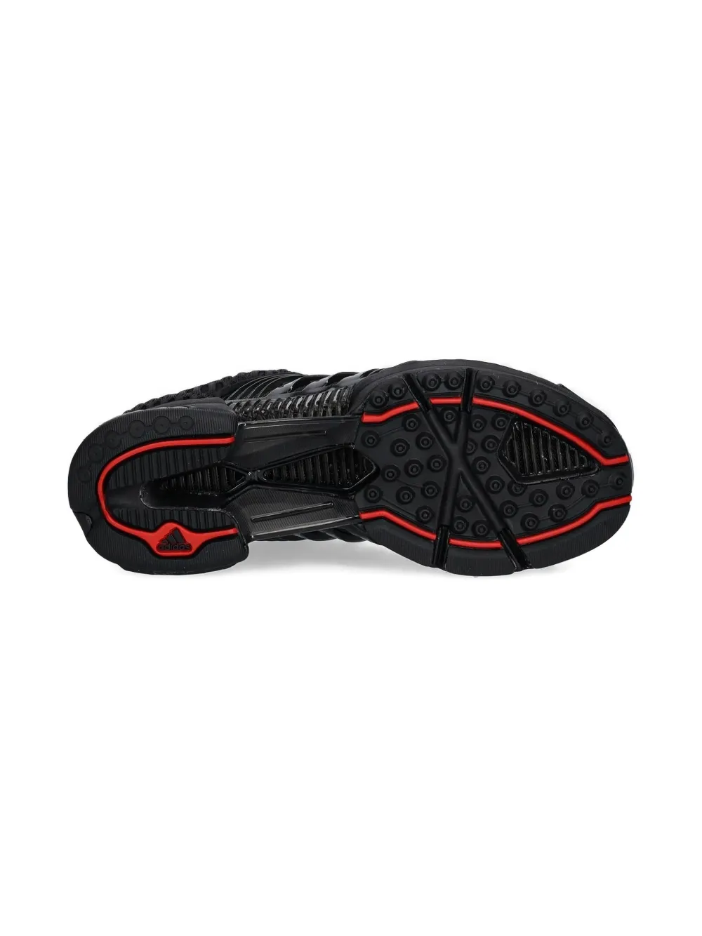 adidas Kids ribbed low-top sneakers Black