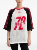 adidas mesh raglan-sleeve T-shirt - White