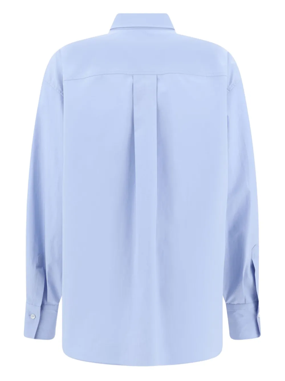 Brunello Cucinelli jewel-embellished pocket shirt - Blauw